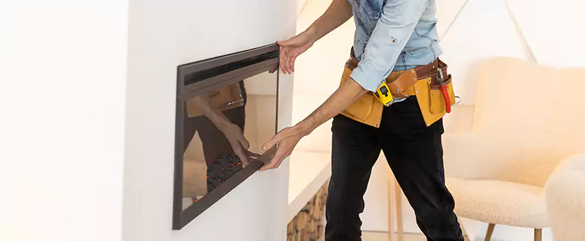 Metal Fireplace Installation in Lincoln Park, Michigan