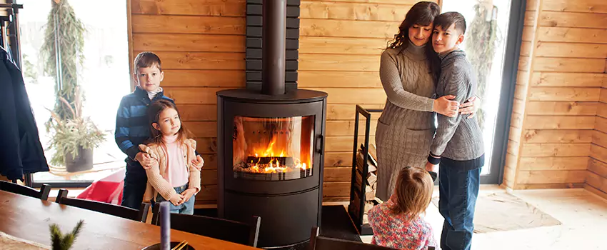 Morso Cast Iron Fireplace Insert Installation in Lincoln Park, Michigan