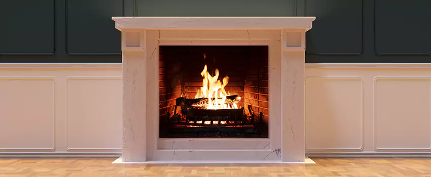 Open Flame Wood-Burning Fireplace Installation Services in Lincoln Park, Michigan