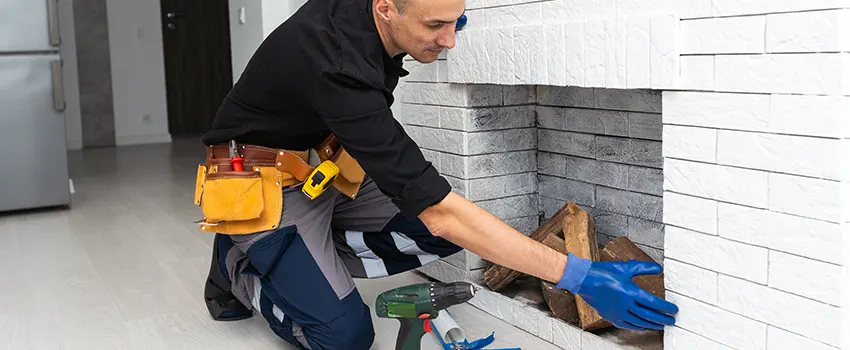 Fireplace Damaged Damper Frame Repair Services in Lincoln Park, Michigan