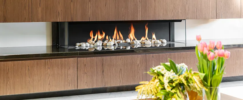 Double-height Fireplace Design Refurbishment in Lincoln Park, Michigan
